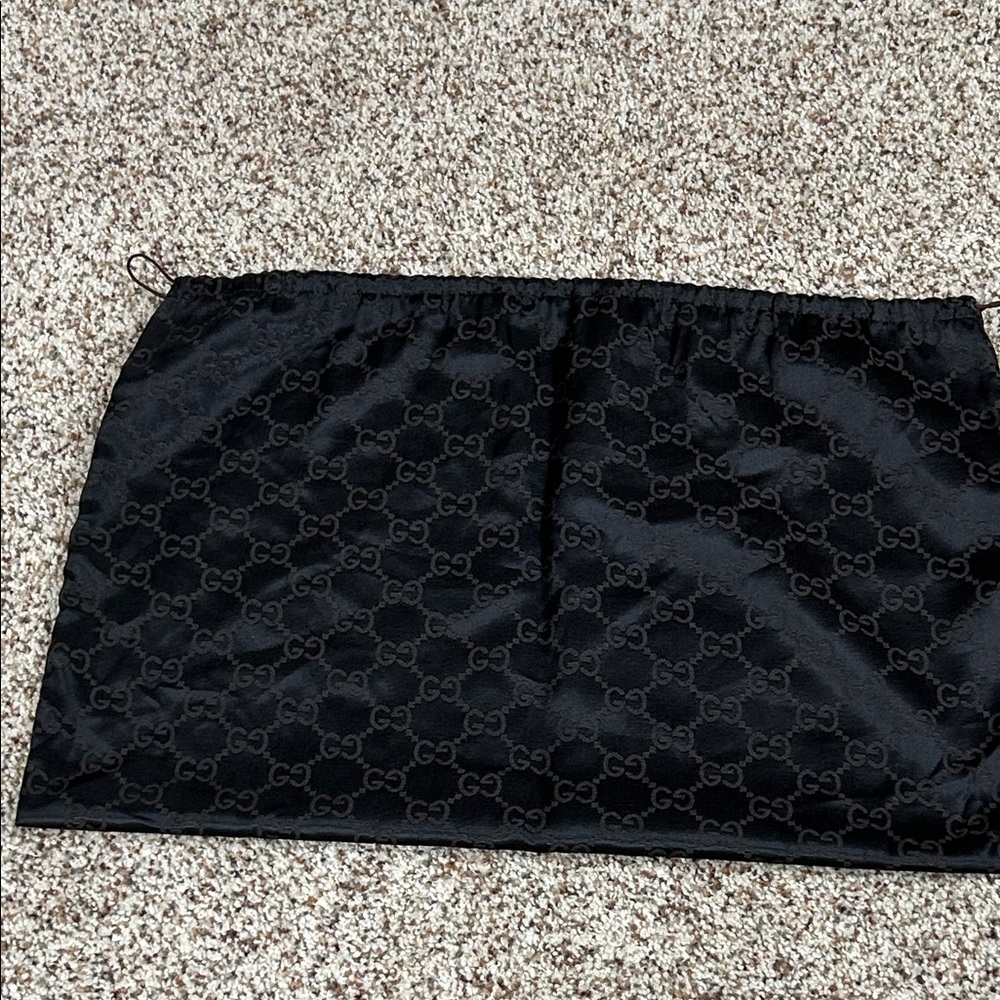 Gucci Brown Monogram silk Dustbag
